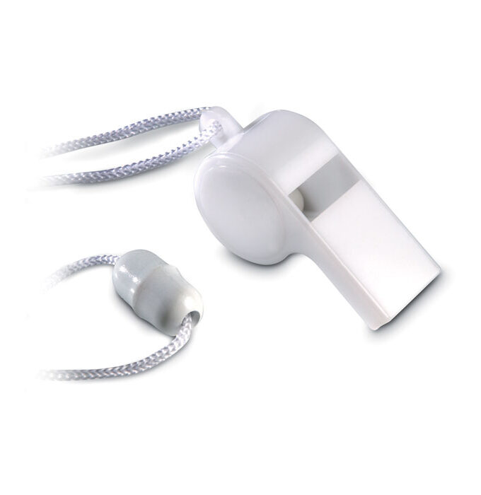 REFEREE - Rekvizit za navijanje / Whistle with security necklace