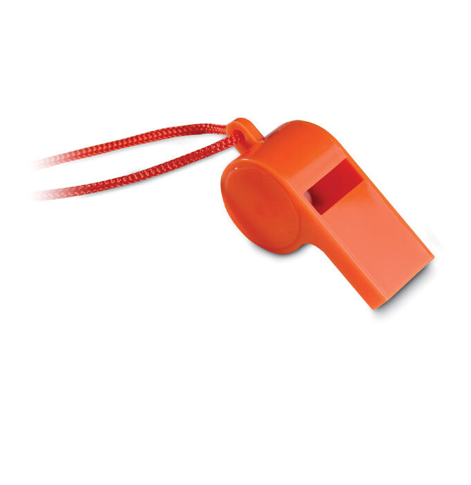 REFEREE - Rekvizit za navijanje / Whistle with security necklace