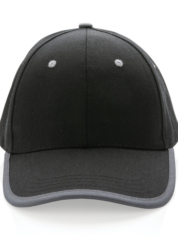 Impact AWARE™ kontrastna kapa sa 6 panela od brušenog pamuka 280gr / Impact AWARE™ Brushed rcotton 6 panel contrast cap 280gr