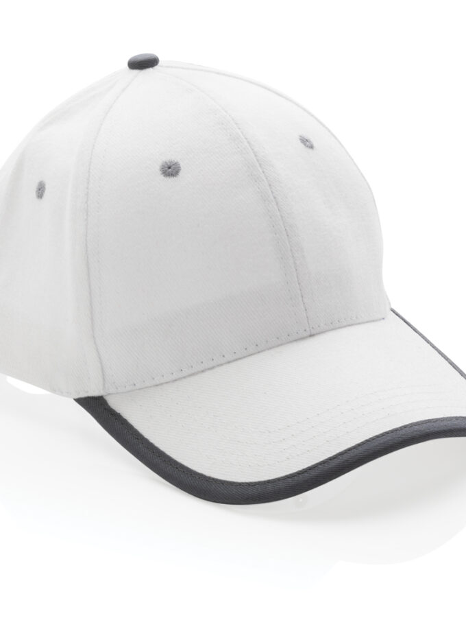 Impact AWARE™ kontrastna kapa sa 6 panela od brušenog pamuka 280gr / Impact AWARE™ Brushed rcotton 6 panel contrast cap 280gr