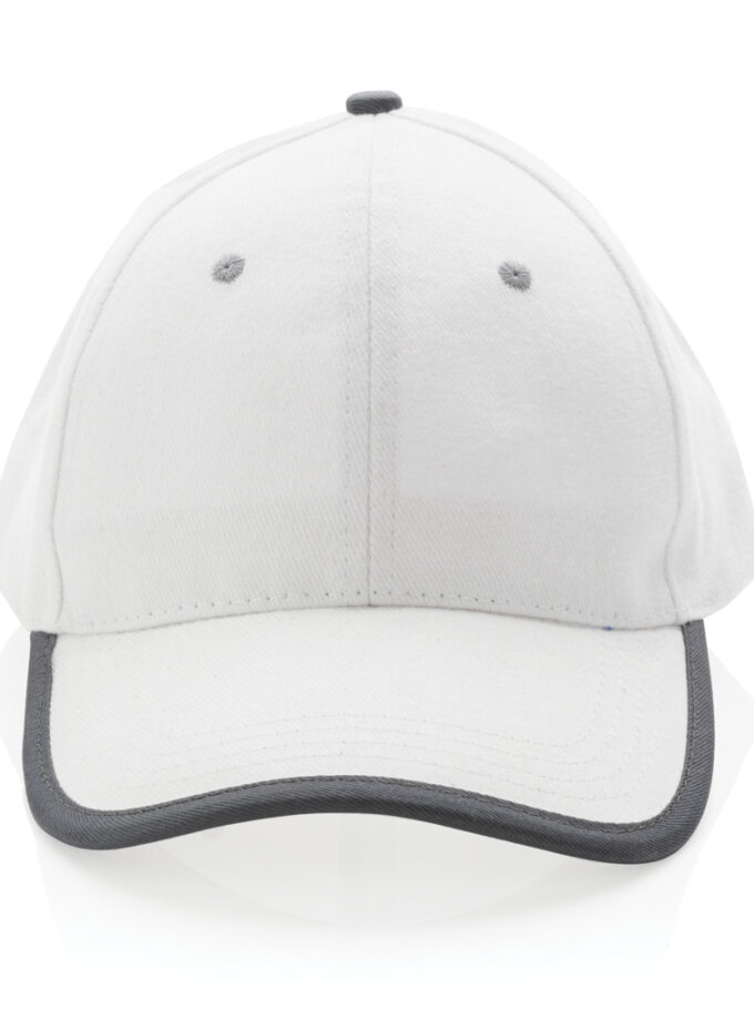 Impact AWARE™ kontrastna kapa sa 6 panela od brušenog pamuka 280gr / Impact AWARE™ Brushed rcotton 6 panel contrast cap 280gr