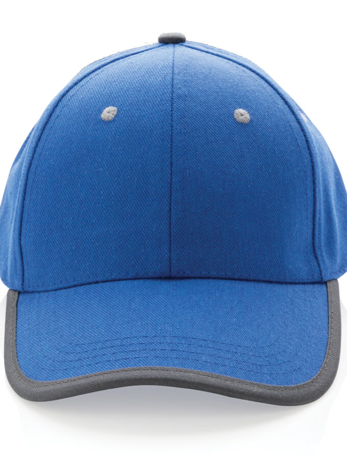 Impact AWARE™ kontrastna kapa sa 6 panela od brušenog pamuka 280gr / Impact AWARE™ Brushed rcotton 6 panel contrast cap 280gr