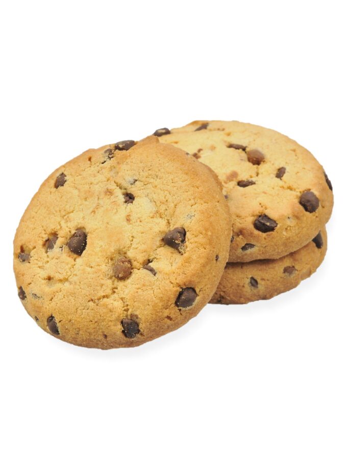COOKIES WITH CHOCOLATE CHIPS IN A TIN