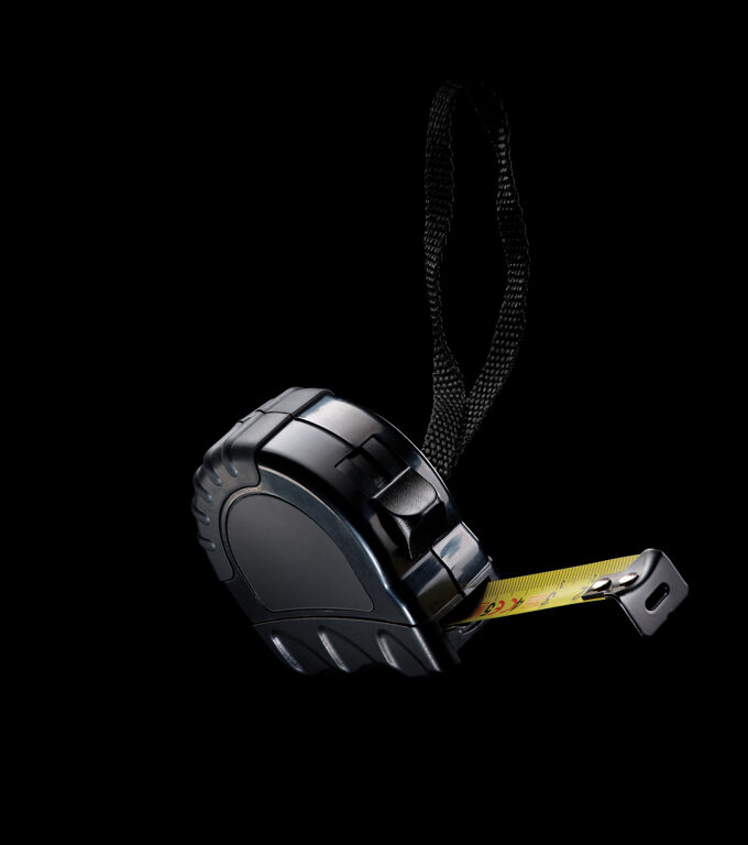 Metar s auto-stop funkcijom / RCS recycled plastic 3M/16 mm tape with stop button