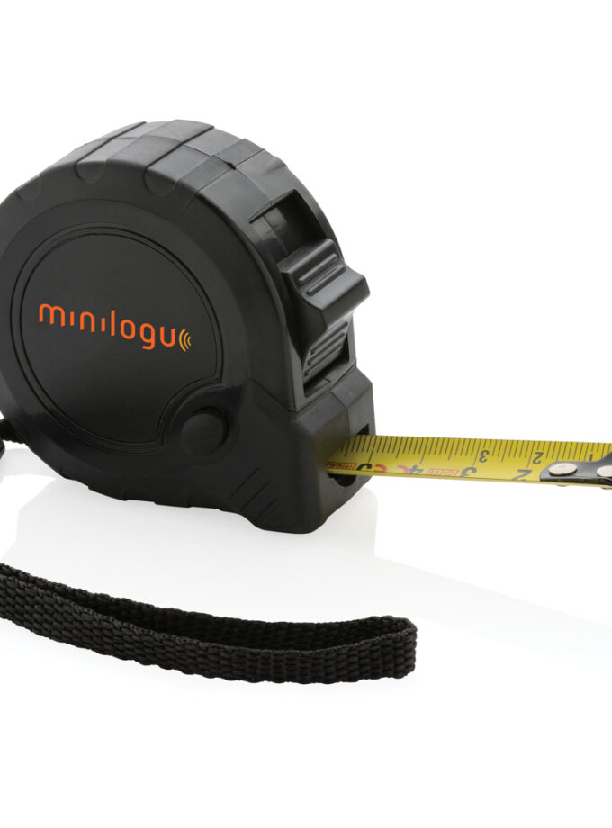 Metar s auto-stop funkcijom / RCS recycled plastic 5M/19 mm tape with stop button