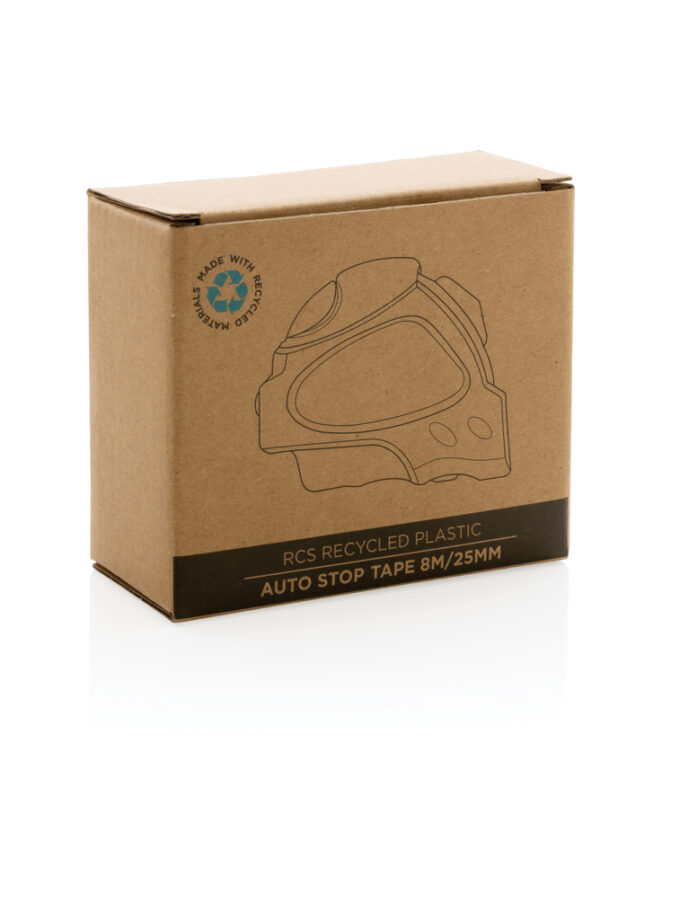 Metar auto-stop / RCS recycled plastic Auto stop tape 8M/25mm