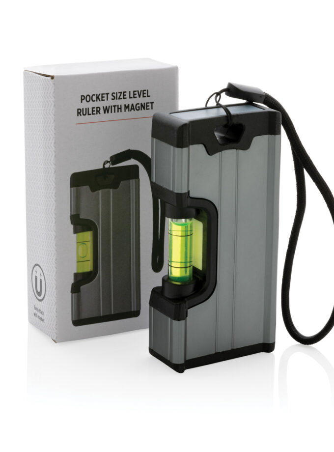 Džepno ravnalo s magnetom / Pocket size level ruler with magnet