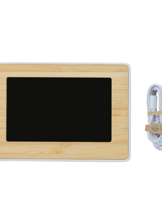 Meteorološka stanica / Utah RCS recycled plastic and bamboo LED weather station