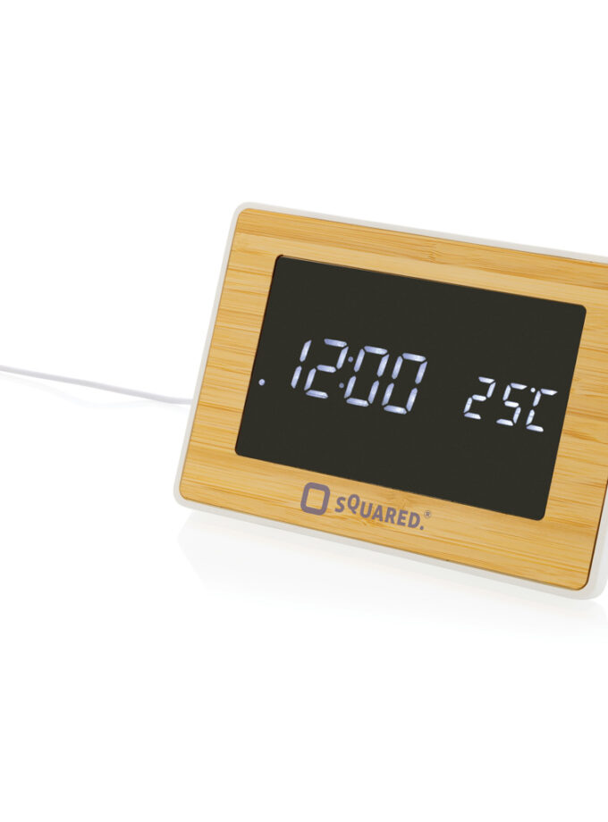 Meteorološka stanica / Utah RCS recycled plastic and bamboo LED weather station