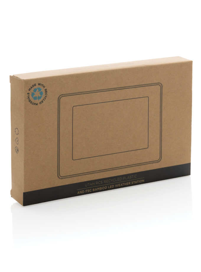 Meteorološka stanica / Utah RCS recycled plastic and bamboo LED weather station