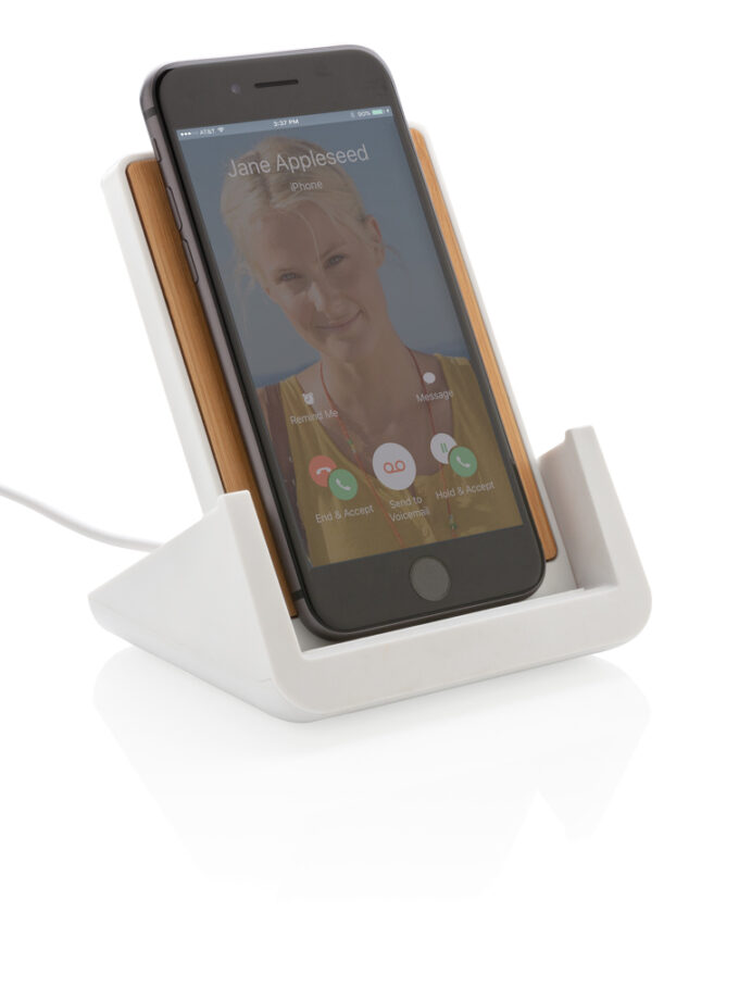 Bežični punjač / Ontario RCS recycled plastic 10W stand