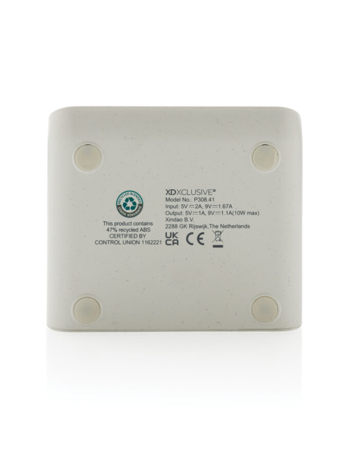 Bežični punjač / Ontario RCS recycled plastic 10W stand