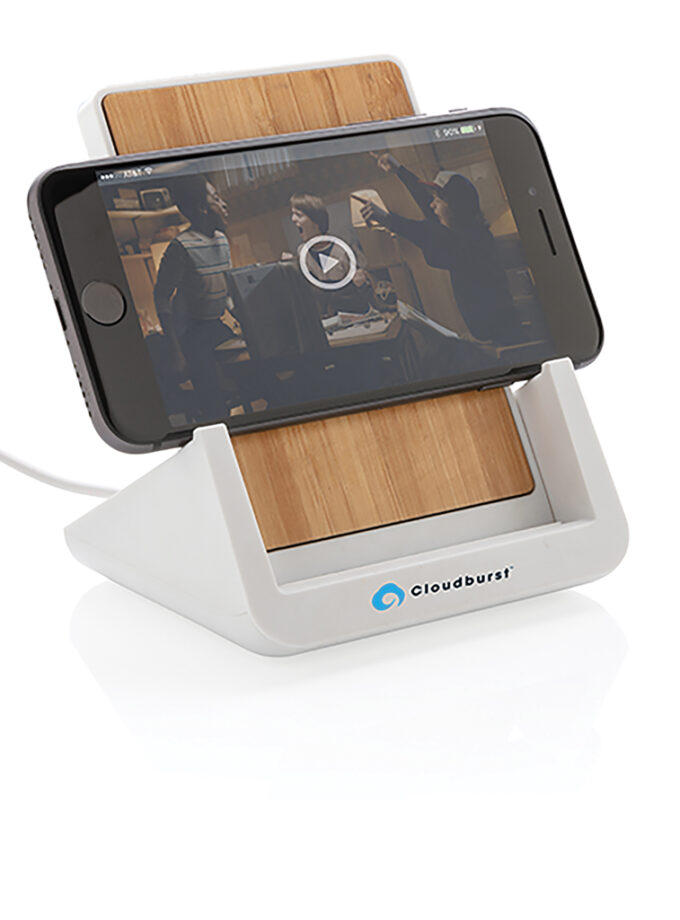 Bežični punjač / Ontario RCS recycled plastic 10W stand