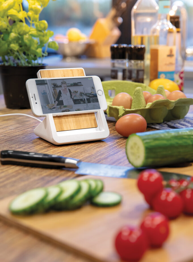 Bežični punjač / Ontario RCS recycled plastic 10W stand