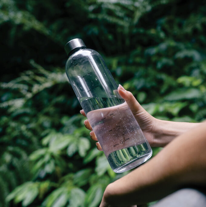 Boca za vodu / GRS RPET Motivational water bottle