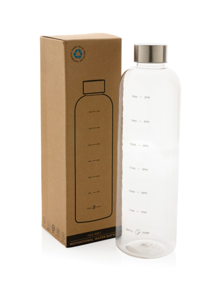 Boca za vodu / GRS RPET Motivational water bottle