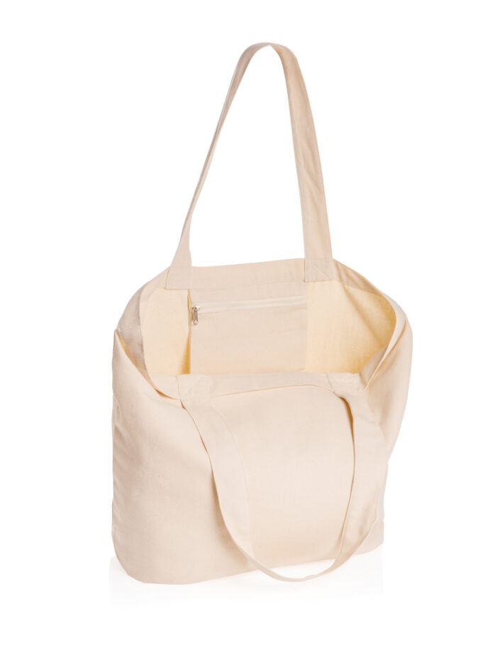 Torba s džepom neobojana / Impact Aware™ 240 gsm rcanvas shopper w/pocket undyed