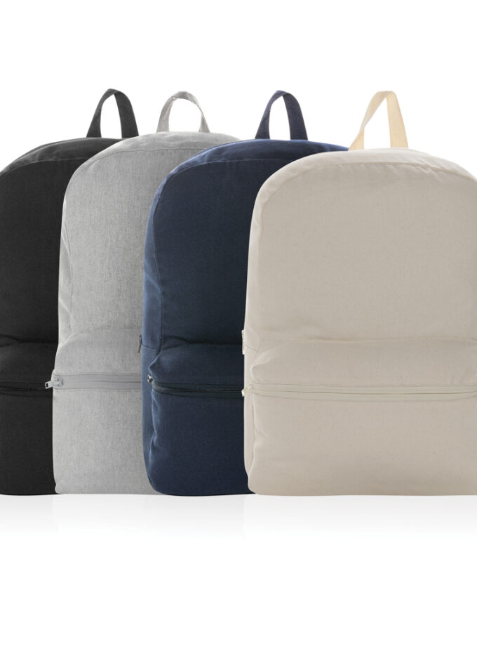 Ruksak od neobojenog recikliranog platna / Impact Aware™ 285 gsm rcanvas backpack undyed