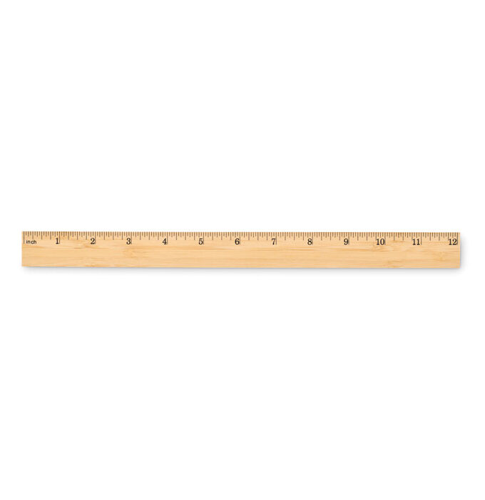 BARIS - Ravnalo od bambusa 30 cm / Ruler in bamboo 30 cm